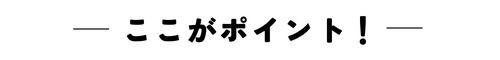 ここがポイント