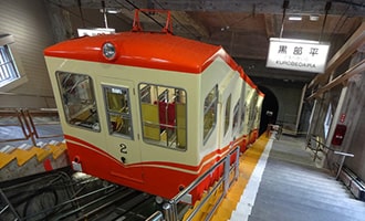 黒部ケーブルカー(約5分)