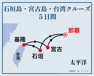 石垣島・宮古島・台湾クルーズ
