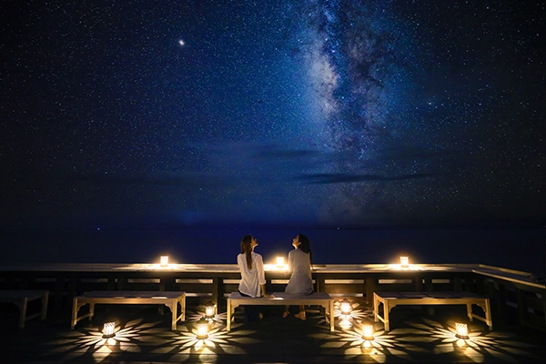 はいむるぶし・ビーチからの星空
